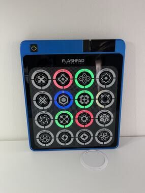 FlashPad Infinite BLUE Touchscreen Pad Electronic Strategy Game Lights Sound EUC